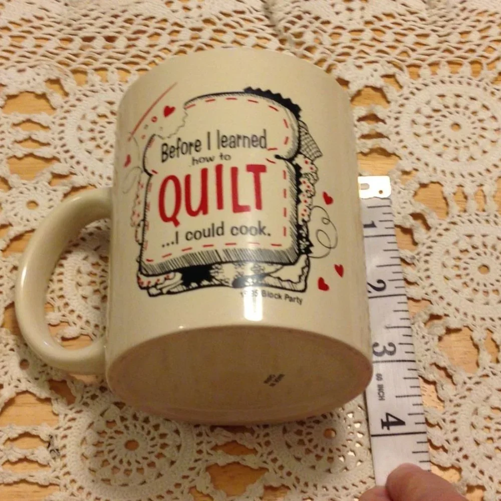 Homemaker, Quilter Coffee Mug, Vintage